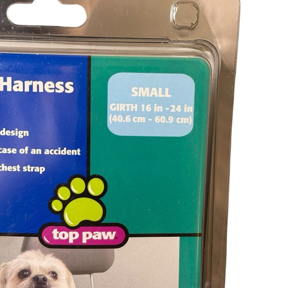 TOP PAW PET SAFETY HARNESS - SIZE SMALL - DOG CAR SAFETY BELT BRAND NEW - Picture 3 of 3